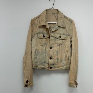 Free people Tan Denim Jacket